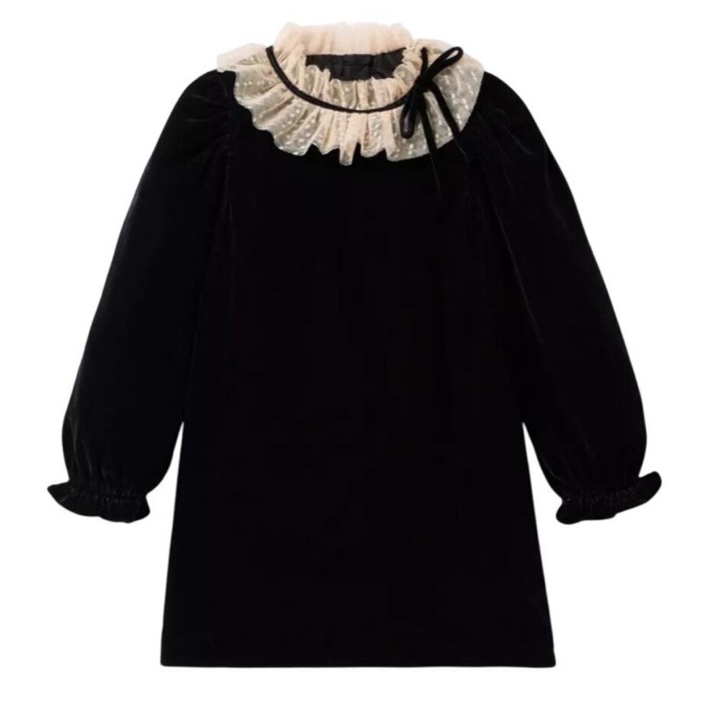 Janie & Jack The Velvet Collar Dress NWT